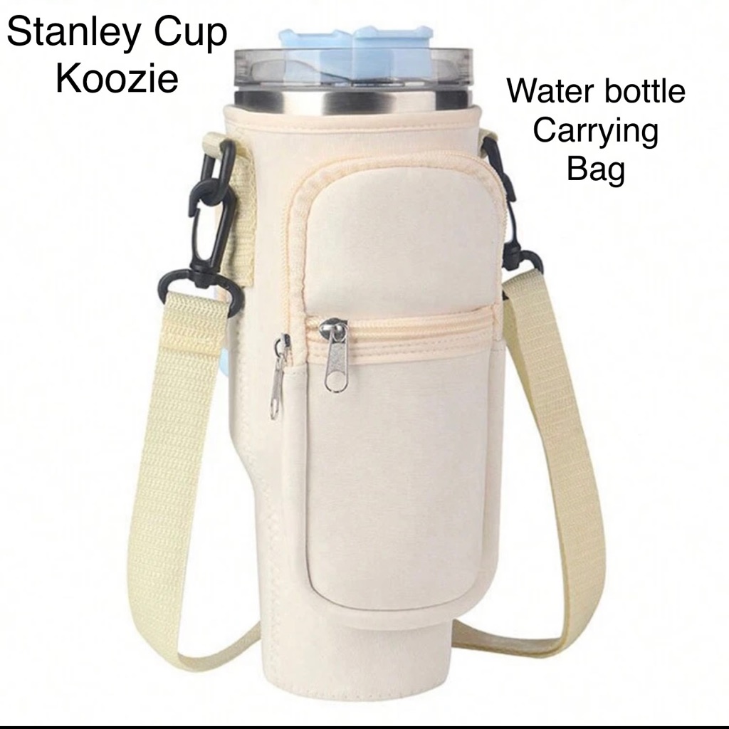 Stanley Cup Water Bottle Holder  Water Bottle Crossbody  Beige